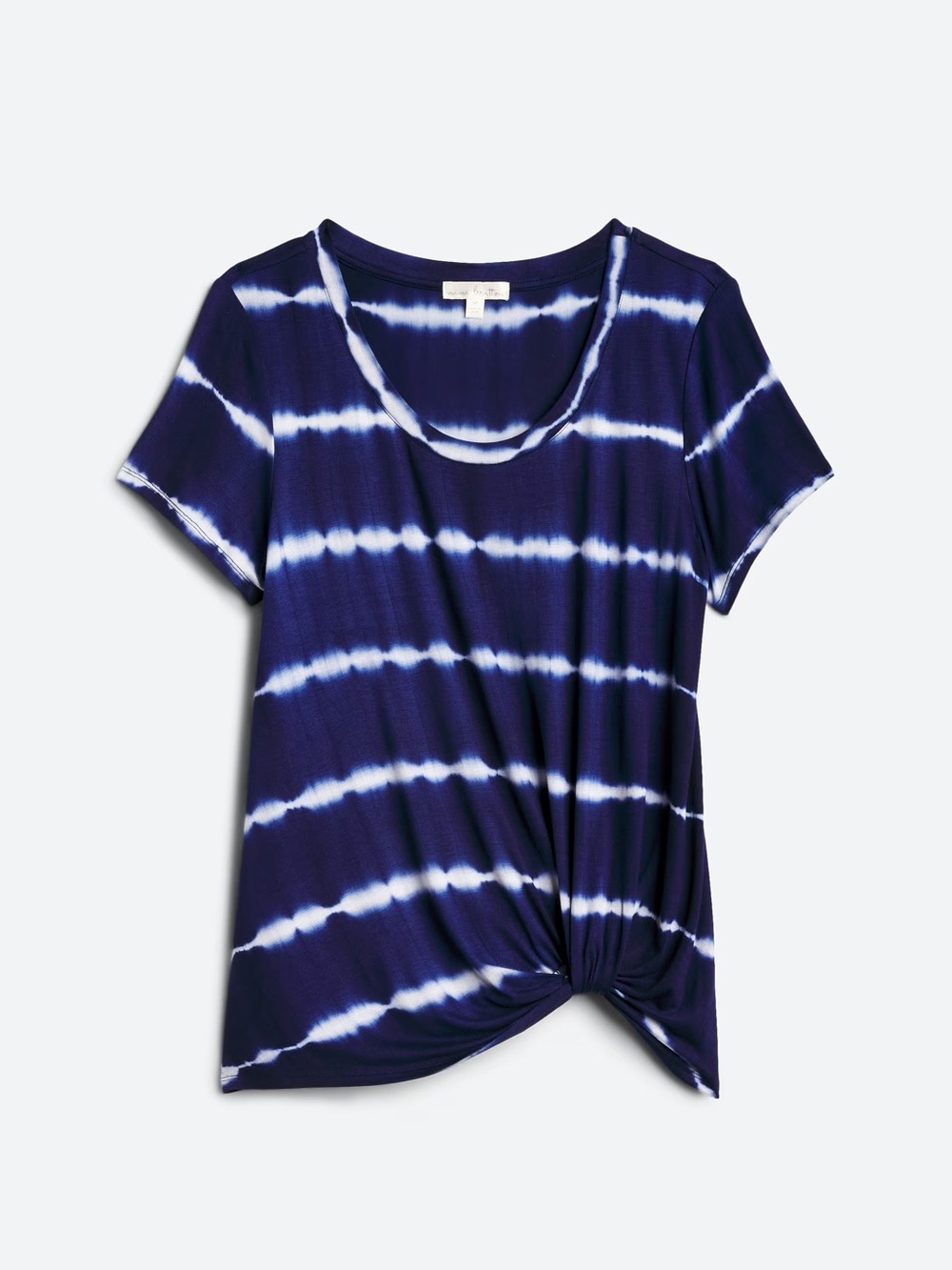 Nine Britton Levie Knot Front Knit Tee